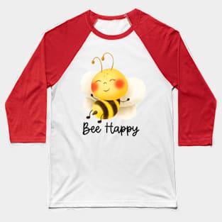 CUTE BEE HAPPY Baseball T-Shirt